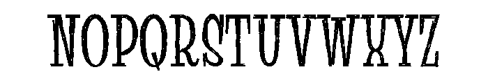 Suffer Scratch Bold Font UPPERCASE