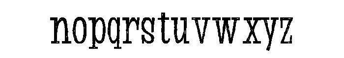 Suffer Scratch Bold Font LOWERCASE