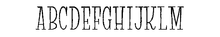 Suffer Scratch Light Font UPPERCASE
