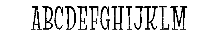 Suffer Scratch Regular Font UPPERCASE