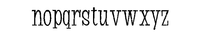 Suffer Scratch Regular Font LOWERCASE
