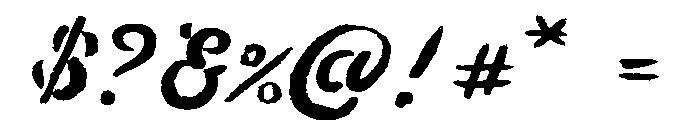 Sugar Cane Regular Font OTHER CHARS