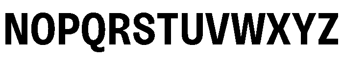 Sundry Condensed Bold Font UPPERCASE