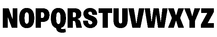 Sundry Condensed Heavy Font UPPERCASE