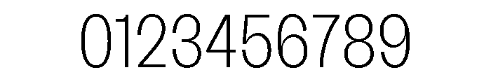 Sundry Condensed Light Font OTHER CHARS