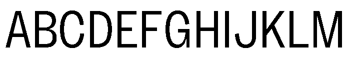 Sundry Condensed Regular Font UPPERCASE