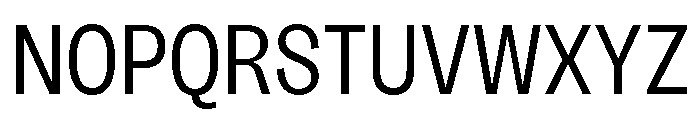 Sundry Condensed Regular Font UPPERCASE