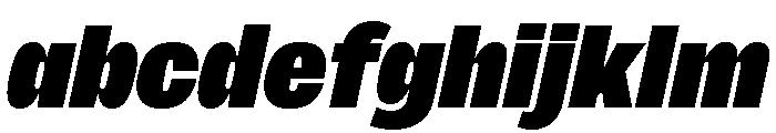Sundry Condensed Super Black Italic FONT