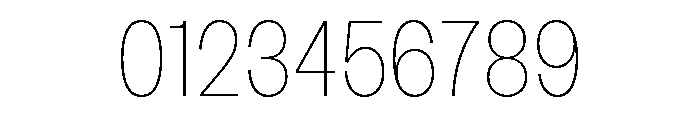 Sundry Condensed Thin Font OTHER CHARS
