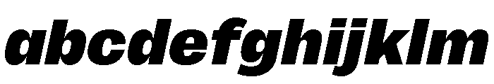 Sundry Heavy Italic FONT