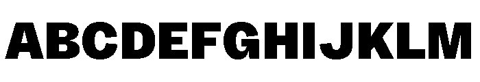 Sundry Heavy Font UPPERCASE