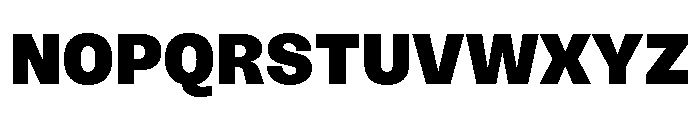 Sundry Heavy Font UPPERCASE