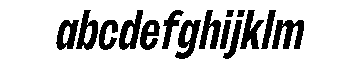 Sundry Narrow Bold Italic FONT