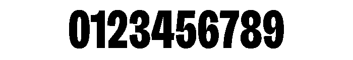 Sundry Narrow Heavy Font OTHER CHARS