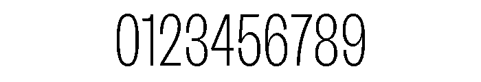 Sundry Narrow Light Font OTHER CHARS