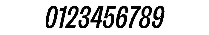 Sundry Narrow Medium Italic Font OTHER CHARS