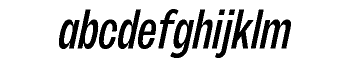 Sundry Narrow Medium Italic FONT