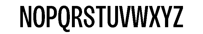 Sundry Narrow Medium Font UPPERCASE