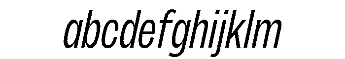 Sundry Narrow Regular Italic FONT