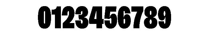 Sundry Narrow Super Black Font OTHER CHARS
