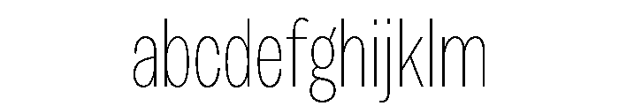 Sundry Narrow Thin FONT