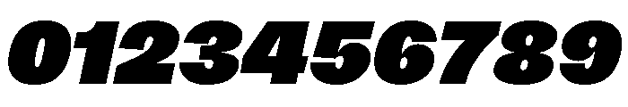 Sundry Super Black Italic Font OTHER CHARS