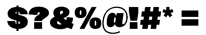 Sundry Super Black Font OTHER CHARS