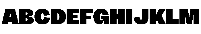 Sundry Super Black Font UPPERCASE