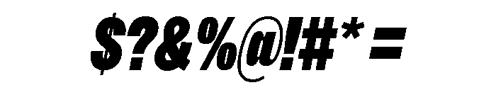 Sundry Super Italic Font OTHER CHARS