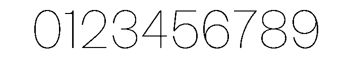 Sundry Thin Font OTHER CHARS