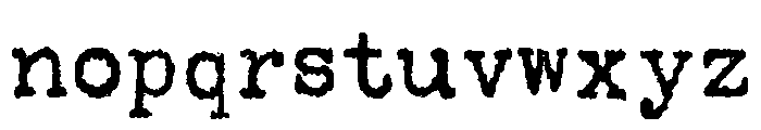 Sunflower Regular Font LOWERCASE