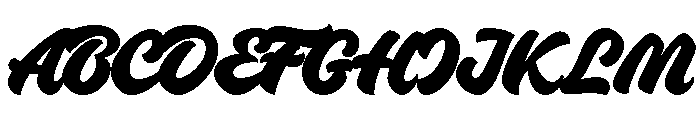 Sunshine Bridge Script Regular Font UPPERCASE