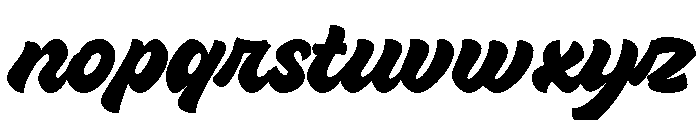 Sunshine Bridge Script Regular Font LOWERCASE