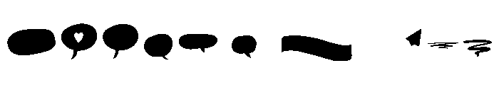 Sunshine Daisies Extras Fill Font OTHER CHARS