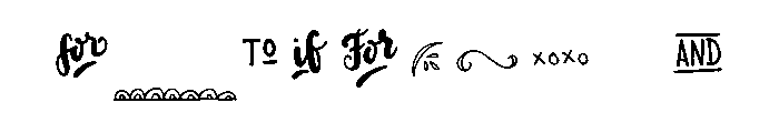 Sunshine Daisies Extras Outline Font OTHER CHARS