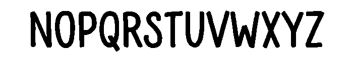 Sunshine Daisies Sans Condensed Font LOWERCASE