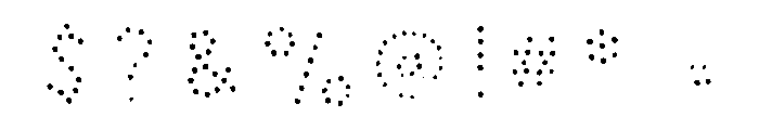 Sunshine Daisies Sans Dots Font OTHER CHARS