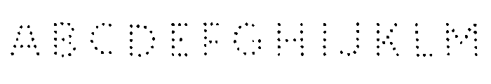Sunshine Daisies Sans Dots Font UPPERCASE