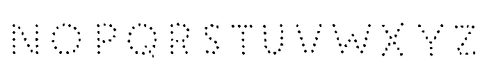 Sunshine Daisies Sans Dots Font UPPERCASE