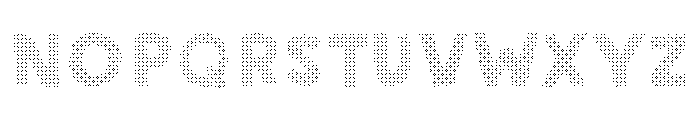 Sunshine Daisies Sans Halftone One Font UPPERCASE