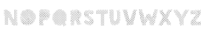 Sunshine Daisies Sans Halftone Two Font UPPERCASE
