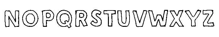 Sunshine Daisies Sans One Font LOWERCASE