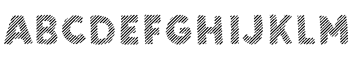 Sunshine Daisies Sans Stripes One Font UPPERCASE