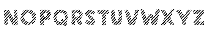 Sunshine Daisies Sans Stripes One Font UPPERCASE