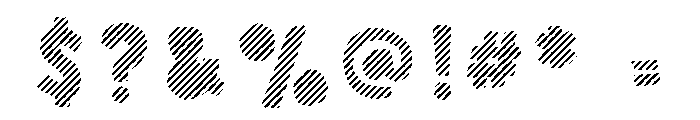 Sunshine Daisies Sans Stripes Two Font OTHER CHARS