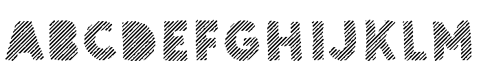Sunshine Daisies Sans Stripes Two Font UPPERCASE