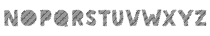 Sunshine Daisies Sans Stripes Two Font UPPERCASE