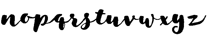 Sunshine Daisies Script Regular Font LOWERCASE