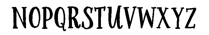 Sunshine Daisies Serif Bold Font LOWERCASE