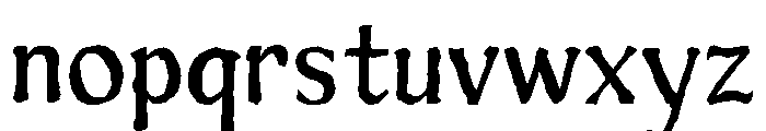 Sunshine Regular Font LOWERCASE
